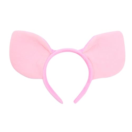 BAZEITFLOW Niedliches Schweineohr Haarband Cosplay Stirnband Leichtes Performance Kopfschmuck Für Party Dekoration Lustiges Haarschmuck Accessoire Rosa von BAZEITFLOW