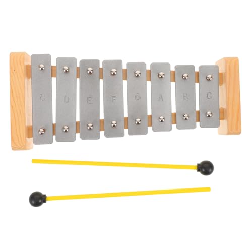 BAZEITFLOW Note Orff Xylophon aus Holz Schlägeln Robustes Percussion-instrument für Kleinkinder Tragbares Montessori Musikspielzeug für frühkindliche Musikförderung und Gruppenlernen von BAZEITFLOW