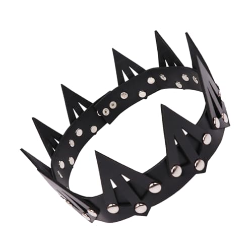 BAZEITFLOW Party Leder Ball Crown Haarreif Cosplay Königin Krone Stirnband für Halloween Karneval Firmenfeier Bühnenauftritt Mädchen Kostüm Zubehör BAZEITFLOW Party Leder Ball Crown Haarreif Cosplay Königin Krone Stirnband für Halloween Karneval Firmenfeier Bühnenauftritt Mädchen Kostüm Zubehör von BAZEITFLOW