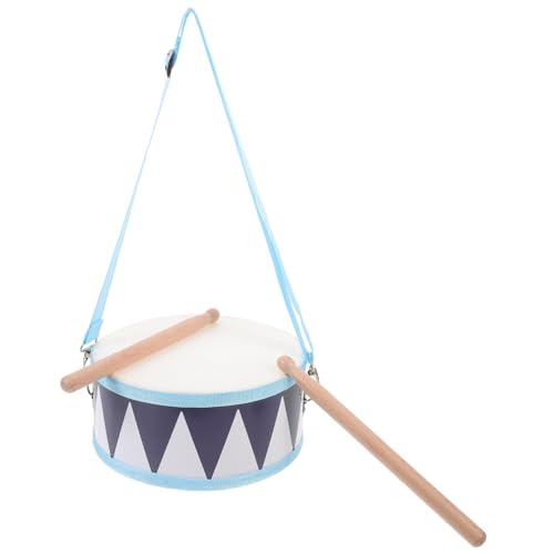 BAZEITFLOW Percussion Snare Drum mit Drumsticks und Tragriemen Pädagogisches Schlaginstrument für Musikalische Früherziehung Robustes und Leichtes Musikinstrument von BAZEITFLOW