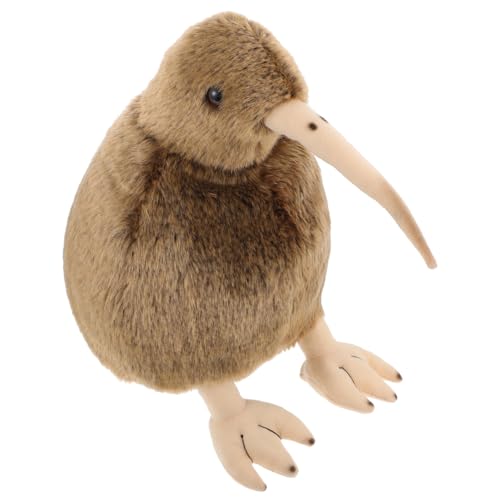 BAZEITFLOW Plüsch Kuscheltier Kiwi Vogel Form Tier Stofftier mit PP Baumwolle Füllung Dekoratives Haustier für Wohnzimmer Schlafzimmer von BAZEITFLOW