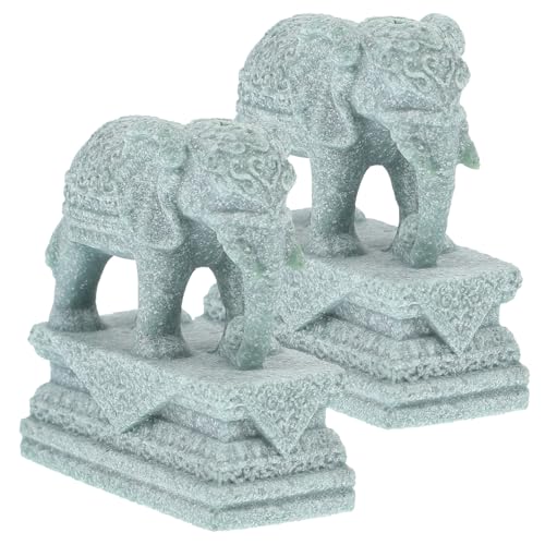 BAZEITFLOW Sandsteinelefant Figur Miniatur mit Filigranen Details Dekorative Elefantenstatue für Aquarium Schreibtisch und Gartendekor Langlebige Feng Shui Skulptur für Familie und Freunde BAZEITFLOW Sandsteinelefant Figur Miniatur mit Filigranen Details Dekorative Elefantenstatue für Aquarium Schreibtisch und Gartendekor Langlebige Feng Shui Skulptur für Familie und Freunde von BAZEITFLOW