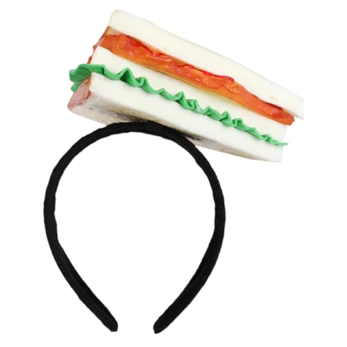BAZEITFLOW Sandwich Haarreif Lebensmittel Design Party Cosplay Haarschmuck Niedliches Food Stirnband Damen und Charmanter Langlebiger Elastischer Haarschmuck für Festivals BAZEITFLOW Sandwich Haarreif Lebensmittel Design Party Cosplay Haarschmuck Niedliches Food Stirnband Damen und Charmanter Langlebiger Elastischer Haarschmuck für Festivals von BAZEITFLOW