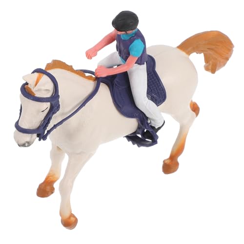 BAZEITFLOW Simulierte Reiterornamente Pferde Pferde Statue Pferdefigur Pferde REIT Reitspielzeug Spielzeugpferde Pferderennen Spielzeugfigur Plastik BAZEITFLOW Simulierte Reiterornamente Pferde Pferde Statue Pferdefigur Pferde REIT Reitspielzeug Spielzeugpferde Pferderennen Spielzeugfigur Plastik von BAZEITFLOW