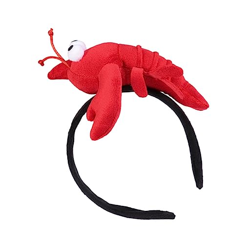 BAZEITFLOW Stirnband Lobster Haarreif Kuscheliges Festliches Kopfschmuck für Party Fotografie von BAZEITFLOW