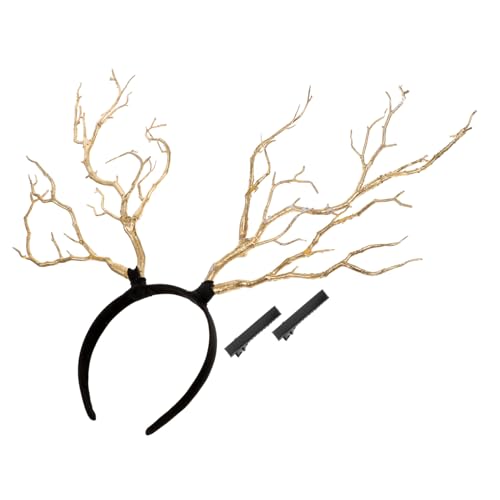 BAZEITFLOW Verstellbares Geweih Haarreif aus Leichtem Kunststoff und Harz Strapazierfähiger Rentier Kostüm Kopfschmuck für Damen und Geeignet für Weihnachten Mottoparty Cosplay und BAZEITFLOW Verstellbares Geweih Haarreif aus Leichtem Kunststoff und Harz Strapazierfähiger Rentier Kostüm Kopfschmuck für Damen und Geeignet für Weihnachten Mottoparty Cosplay und von BAZEITFLOW