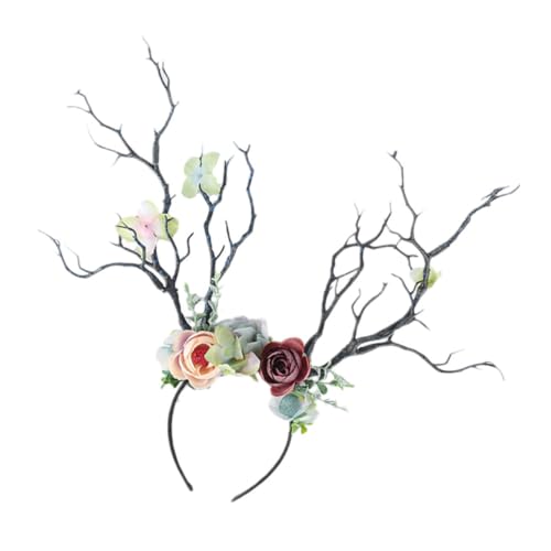 BAZEITFLOW Weihnachtsgeweih Stirnband Elch Haarband Festlicher Kopfschmuck für Kinder Weihnachtskopfbedeckung Haarreif aus Natürlichen BAZEITFLOW Weihnachtsgeweih Stirnband Elch Haarband Festlicher Kopfschmuck für Kinder Weihnachtskopfbedeckung Haarreif aus Natürlichen von BAZEITFLOW