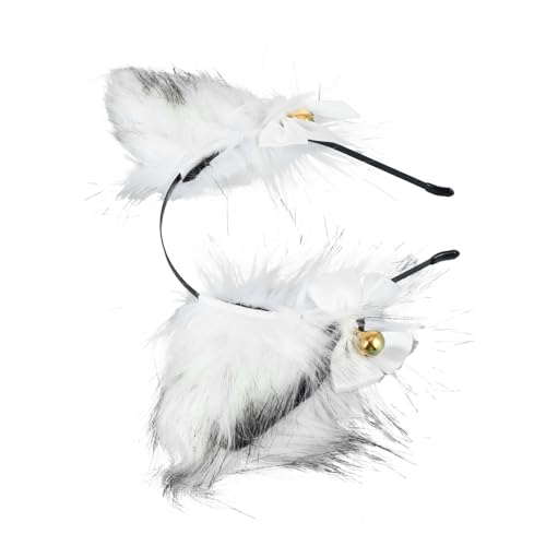 BAZEITFLOW Weißes Fuchs Ohren Stirnband aus Weichem Plüsch Bequemes Langlebiges Haarschmuck Accessoire für Damen für Cosplay Kostümpartys Halloween und Festliche Anlässe BAZEITFLOW Weißes Fuchs Ohren Stirnband aus Weichem Plüsch Bequemes Langlebiges Haarschmuck Accessoire für Damen für Cosplay Kostümpartys Halloween und Festliche Anlässe von BAZEITFLOW