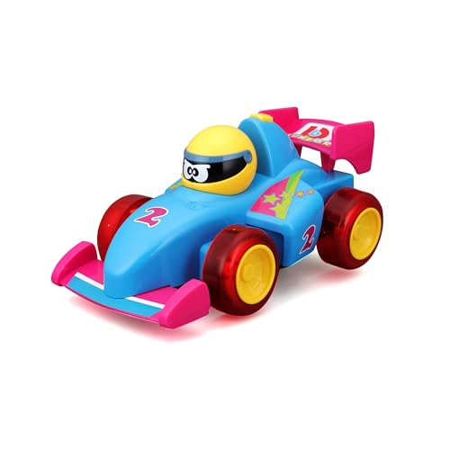 BB Junior - Formel 1 First RC – Blau und Rosa – Erleben Sie spannende Rennen mit diesem ferngesteuerten Hochleistungs-Spielzeug – Entdecken Sie die Neuheit 2024, die den Adrenalin-Motor zum Brüllen von BB Junior