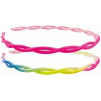 BB KLOSTERMANN 10513 Haarreif gedreht neon 2 Farben von BB KLOSTERMANN