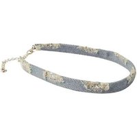 BB KLOSTERMANN 11058 Choker denim-silber von BB KLOSTERMANN
