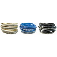 BB KLOSTERMANN 20067 Wickelarmband mit Strasssteinen von BB KLOSTERMANN