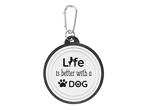 Walkies Hundenapf faltbar Life is Better with a Dog Walkies Hundenapf faltbar Life is Better with a Dog von bb-Klostermann