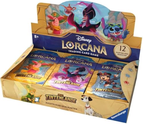 BB-Toy-Trades Lorcana Die Tintenlande - Display Box mit 24 Booster Packs - DEUTSCH - Sammelkarten NEU & OVP Toploader BB-Toy-Trades Lorcana Die Tintenlande - Display Box mit 24 Booster Packs - DEUTSCH - Sammelkarten NEU & OVP Toploader von BB-Toy-Trades