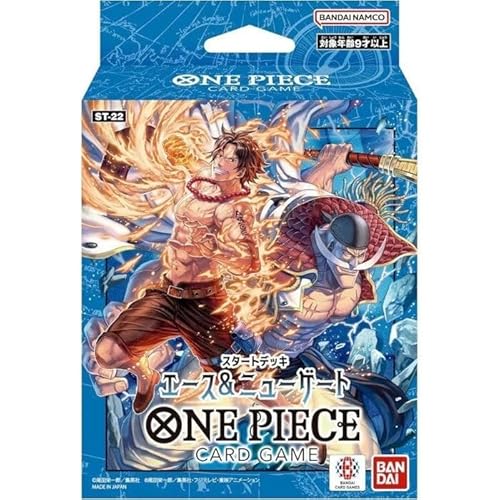 BB-Toy-Trades One Piece Card Game Ace & Newgate Starter Deck ST-22 Japanese NEU & OVP Toploader von BB-Toy-Trades