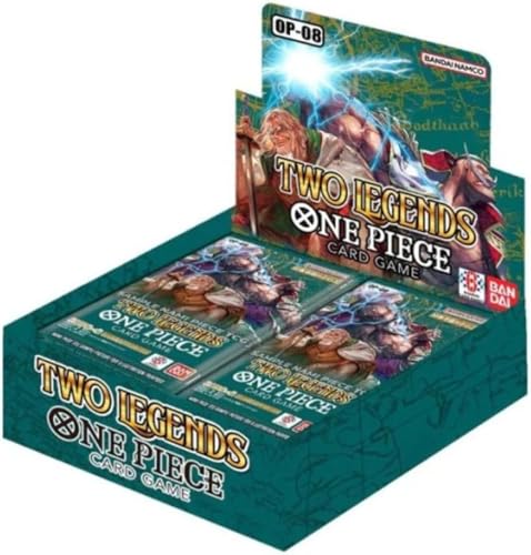 One Piece Card Game - Two Legends Booster Display Box OP-08 ENGLISCH NEU & OVP + BB-Toy-Trades Toploader von BB-Toy-Trades