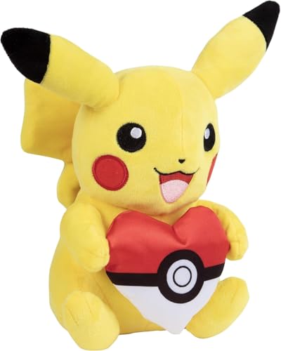 BB-Toy-Trades Pokemon Pika mit Pokeball Herz Plüsch Figur 20cm Kuscheltier/Plüschtier Versandschutz von BB-Toy-Trades