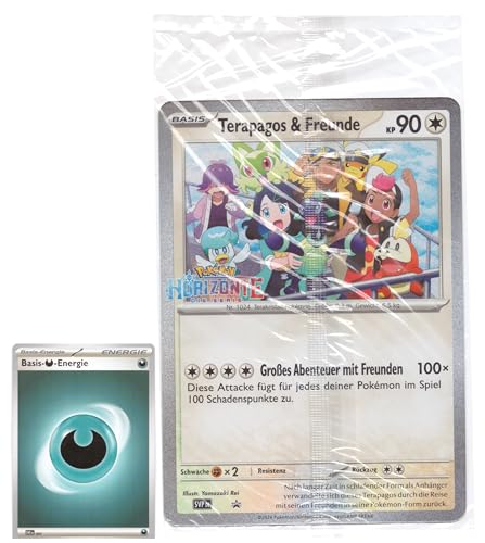BB-Toy-Trades TCG PKM Sammelkarte XXL Black Star Promo Karte Terapagos & Freunde SVP - Sealed - DEUTSCH - Fullart Holo Mega Jumbo Oversize Einzelkarte (Terapagos & Freunde) von BB-Toy-Trades