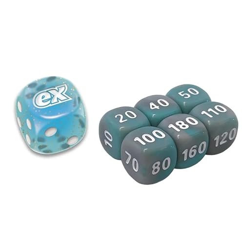 BB-Toy-Trades kompatibel für PKM TCG Elite Top Trainer Würfel Set Schadensmarken Dice Set mit BB-Toy-Trades Versandschutz - Gewalten der Zeit - Windewoge - Temporal Forces von BB-Toy-Trades