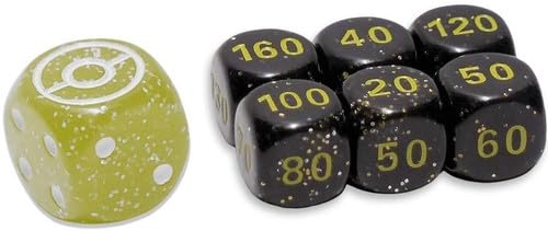 BB-Toy-Trades kompatibel für PKM TCG Elite Top Trainer Würfel Set Schadensmarken Dice Set mit BB-Toy-Trades Versandschutz - Trainers Toolkit 2023 gelb - Yellow von BB-Toy-Trades
