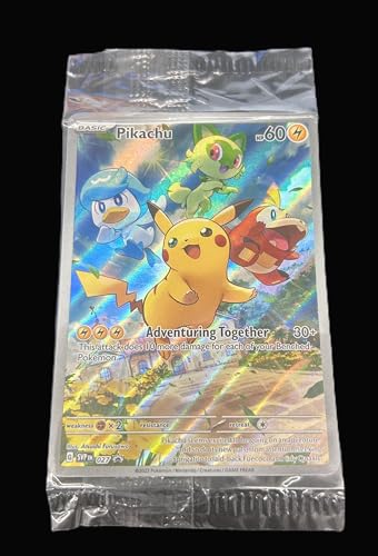 BB-Toy-Trades kompatibel für Pokemon Pikachu SVP027 Karmesin & Purpur Black Star Promo Karte - DEUTSCH - Einzelkarte Fullart Holo - Sealed + Toploader BB-Toy-Trades kompatibel für Pokemon Pikachu SVP027 Karmesin & Purpur Black Star Promo Karte - DEUTSCH - Einzelkarte Fullart Holo - Sealed + Toploader von BB-Toy-Trades