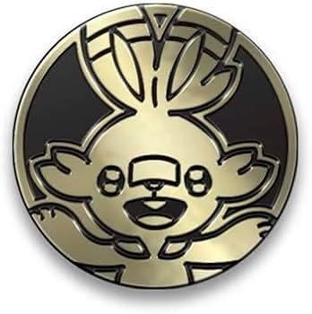 BB-Toy-Trades kompatibel für Pokemon Pin Flipping Coin Shiny Trading Card Sammelkarten Münze mit BB-Toy-Trades Versandschutz (Hopplo) von BB-Toy-Trades