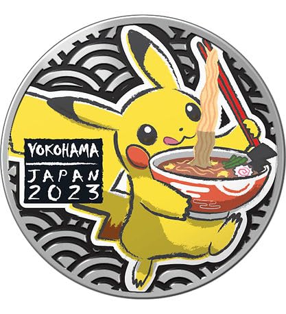 BB-Toy-Trades kompatibel für Pokemon Pin Flipping Coin Shiny Trading Card Sammelkarten Münze mit BB-Toy-Trades Versandschutz (Pika 2023) von BB-Toy-Trades