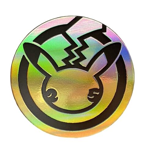 BB-Toy-Trades kompatibel für Pokemon Pin Flipping Coin Shiny Trading Card Sammelkarten Münze mit BB-Toy-Trades Versandschutz (Pika 25) von BB-Toy-Trades