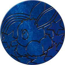 BB-Toy-Trades kompatibel für Pokemon Pin Flipping Coin Shiny Trading Card Sammelkarten Münze mit BB-Toy-Trades Versandschutz - Prismatische Entwicklungen - Evoli Blau von BB-Toy-Trades