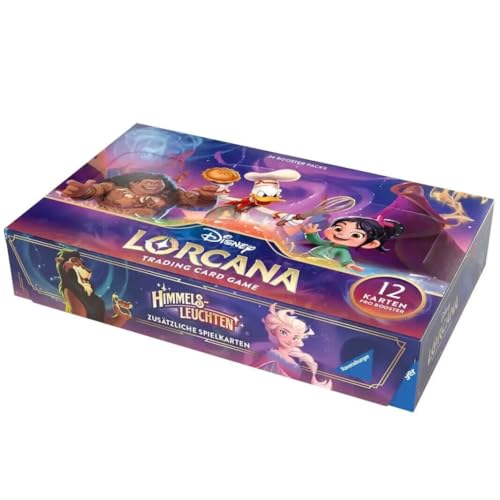 BB-Toy-Trades Lorcana Himmels-Leuchten - Display Box mit 24 Booster Packs - DEUTSCH - Himmelsleuchten Sammelkarten NEU & OVP Toploader BB-Toy-Trades Lorcana Himmels-Leuchten - Display Box mit 24 Booster Packs - DEUTSCH - Himmelsleuchten Sammelkarten NEU & OVP Toploader von BB-Toy-Trades