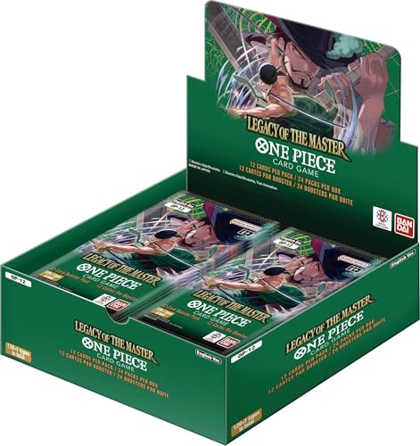One Piece Card Game - Legacy of The Master Booster Display Box OP-12 ENGLISCH NEU & OVP + BB-Toy-Trades Toploader von BB-Toy-Trades