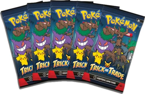 Pokemon 5X Trick or Trade 2024 Booster Packungen - Sammelkarten Packs ENGLISCH - Sonder Halloween Serie und BB-Toy-Trades Toploader Pokemon 5X Trick or Trade 2024 Booster Packungen - Sammelkarten Packs ENGLISCH - Sonder Halloween Serie und BB-Toy-Trades Toploader von BB-Toy-Trades