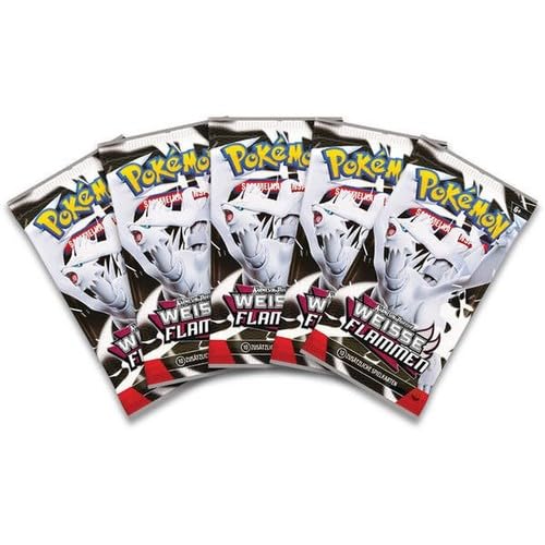 Pokemon Karmesin & Purpur 5X Weisse Flammen Booster Packs - Deutsch NEU & OVP und BB-Toy-Trades-Toploader Pokemon Karmesin & Purpur 5X Weisse Flammen Booster Packs - Deutsch NEU & OVP und BB-Toy-Trades-Toploader von BB-Toy-Trades