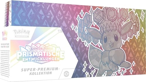 Pokemon Prismatische Entwicklungen Super Premium Kollektion - Deutsch NEU & OVP und BB-Toy-Trades-Toploader Pokemon Prismatische Entwicklungen Super Premium Kollektion - Deutsch NEU & OVP und BB-Toy-Trades-Toploader von BB-Toy-Trades