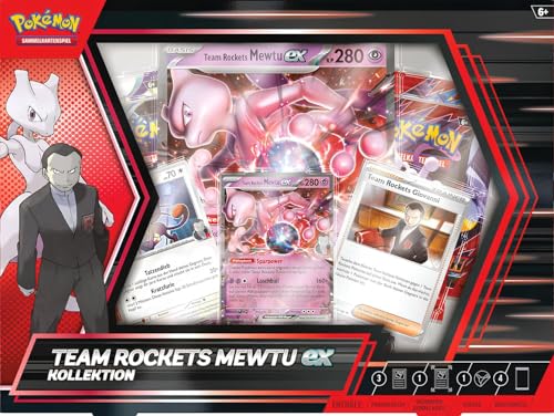 Pokemon Team Rockets Mewtu ex Kollektion Box - Deutsch NEU & OVP und BB-Toy-Trades-Toploader von BB-Toy-Trades