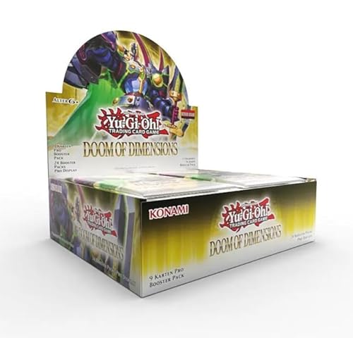 Yugioh! Doom of Dimensions 24 Booster Display NEU & OVP - DEUTSCH und BB-Toy-Trades Toploader von BB-Toy-Trades