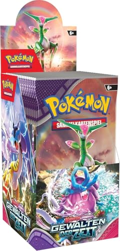 kompatibel für Pokemon Karmesin & Purpur Gewalten der Zeit 18 Booster Display Box - Deutsch NEU & OVP 18er und BB-Toy-Trades Toploader von BB-Toy-Trades