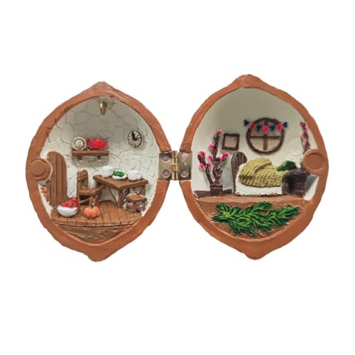 Walnuss Muschel Puppenhaus, Walnuss Muschel Puppenhaus Mini, Handgefertigtes Walnuss Muschelhaus Innen Puppenwelt Winzige Walnüsse, Walnuss 3D Walnuss Muschel Puppenhaus, Walnuss Muschel Puppenhaus Mini, Handgefertigtes Walnuss Muschelhaus Innen Puppenwelt Winzige Walnüsse, Walnuss 3D von BBASILIYSD