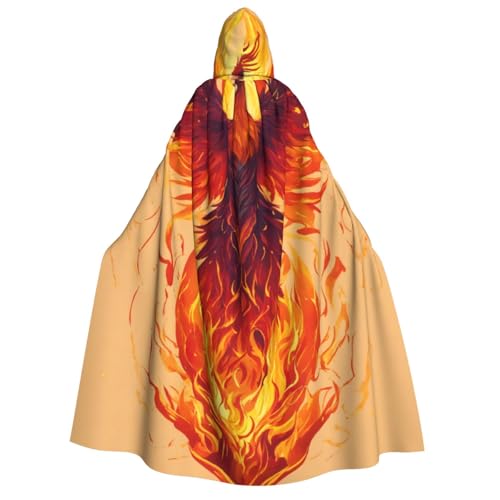 BBEXJIGY Phoenix Print Uni Kapuzenumhang Halloween Vampir Hexe Umhang Kostüme Party Umhang BBEXJIGY Phoenix Print Uni Kapuzenumhang Halloween Vampir Hexe Umhang Kostüme Party Umhang von BBEXJIGY