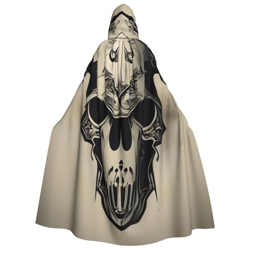 BBEXJIGY Uni Halloween Kapuzenumhang Hexe Vampir Kostüm von BBEXJIGY