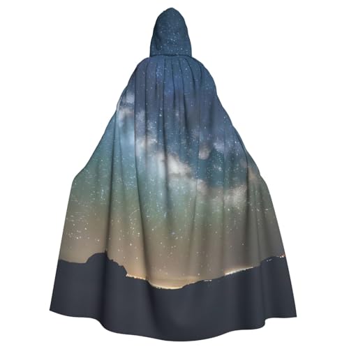 BBEXJIGY Uni Halloween Sternenhimmel Druck Kapuzenumhang Hexenkostüm BBEXJIGY Uni Halloween Sternenhimmel Druck Kapuzenumhang Hexenkostüm von BBEXJIGY