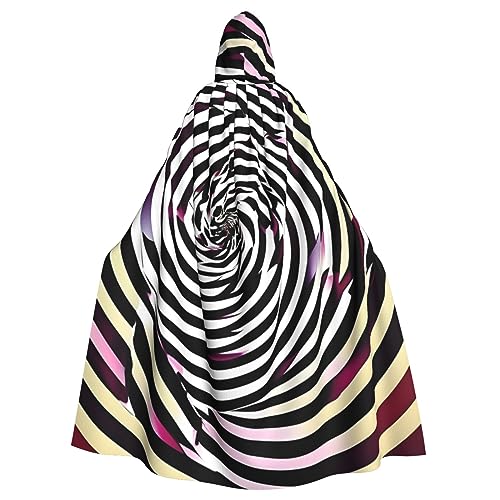 BBEXJIGY Uni Kapuzenumhang Halloween Spirale Optische Täuschung Vampir Hexe Kostüm Party Kostüm BBEXJIGY Uni Kapuzenumhang Halloween Spirale Optische Täuschung Vampir Hexe Kostüm Party Kostüm von BBEXJIGY