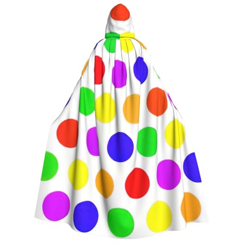 BBEXJIGY Uni Polka Dot Kapuzenumhang Halloween Kostüm Vampir Hexe BBEXJIGY Uni Polka Dot Kapuzenumhang Halloween Kostüm Vampir Hexe von BBEXJIGY
