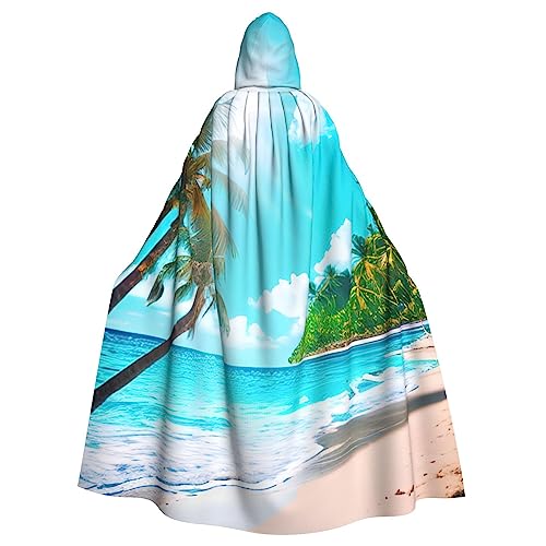BBEXJIGY Uni Tropischer Ozean Druck Kapuzenumhang Strand Vampir Hexe Party Kostüm BBEXJIGY Uni Tropischer Ozean Druck Kapuzenumhang Strand Vampir Hexe Party Kostüm von BBEXJIGY