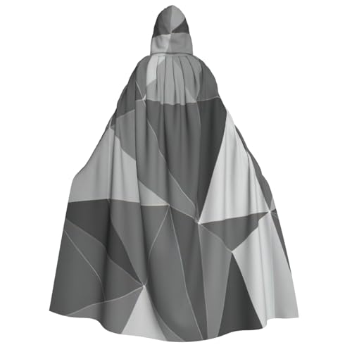 BBEXJIGY Uni schwarzer geometrischer Druck Kapuzenumhang Halloween Hexenkostüm BBEXJIGY Uni schwarzer geometrischer Druck Kapuzenumhang Halloween Hexenkostüm von BBEXJIGY