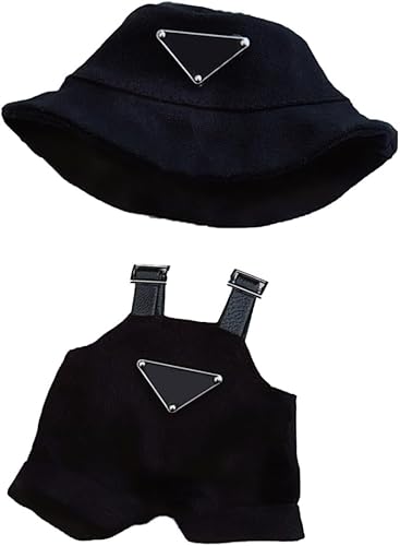 BBLIKE Puppe Outfit Set Schwarzer Einteiler mit Mütze für 17cm Puppe Kuscheltier Ohne Klettverschluss Stylische Puppenkleidung für Sammler und Kinder BBLIKE Puppe Outfit Set Schwarzer Einteiler mit Mütze für 17cm Puppe Kuscheltier Ohne Klettverschluss Stylische Puppenkleidung für Sammler und Kinder von BBLIKE