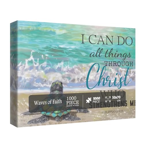 Beach Christian Turtle Puzzles für Erwachsene 1000 Teile Religiöse Bibel Katholische Puzzles Natur Kunst Puzzles Beach Christian Turtle Puzzles für Erwachsene 1000 Teile Religiöse Bibel Katholische Puzzles Natur Kunst Puzzles von BBOLDIN