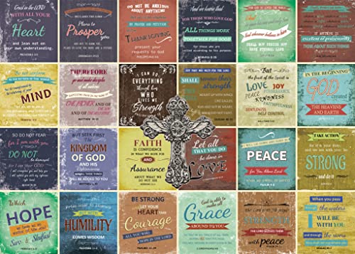Bibel Puzzle für Erwachsene 1000 Teile, religiöse christliche Puzzles als christliches Geschenk, inspirierende motivierende Bibelvers Puzzles als religiöse Wanddekoration Bibel Puzzle für Erwachsene 1000 Teile, religiöse christliche Puzzles als christliches Geschenk, inspirierende motivierende Bibelvers Puzzles als religiöse Wanddekoration von BBOLDIN
