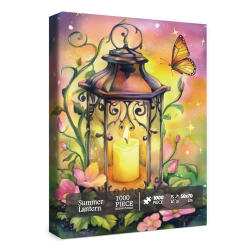 Blumen-Buttefly Puzzle für Erwachsene, 1000 Teile, ästhetisches buntes Puzzle, hübsches florales Sommerpuzzle Blumen-Buttefly Puzzle für Erwachsene, 1000 Teile, ästhetisches buntes Puzzle, hübsches florales Sommerpuzzle von BBOLDIN