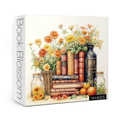 Blumenbuch-Puzzle für Erwachsene, 1000 Teile, Vintage-Puzzle, ästhetisches Puzzle, Pflanze, Blumen, Wildblumen, Obst, Aquarellmalerei Puzzle Blumenbuch-Puzzle für Erwachsene, 1000 Teile, Vintage-Puzzle, ästhetisches Puzzle, Pflanze, Blumen, Wildblumen, Obst, Aquarellmalerei Puzzle von BBOLDIN